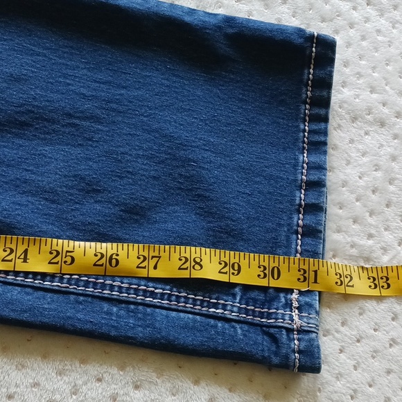 Amethyst Womens Boot Cut Jeans Whiskered size 14 - Picture 7 of 11